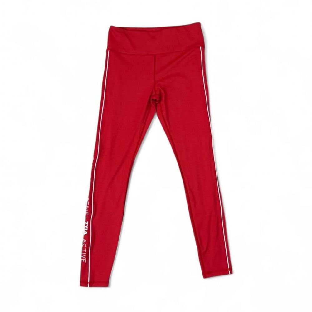 Zyia High Waisted Women's Red Leggings - Size 12 / Large
